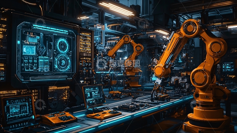 高清大图下载【趣麦麦图】未来科技工厂