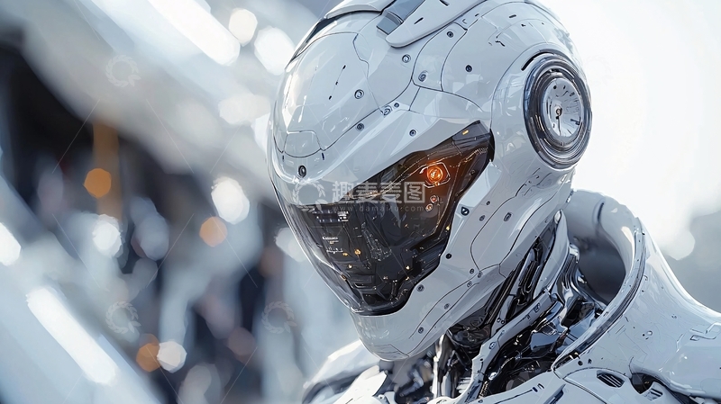 高清大图下载【趣麦麦图】未来战士头盔特写