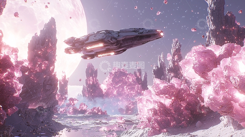 高清大图下载【趣麦麦图】太空飞船