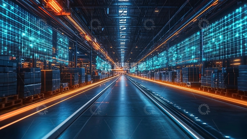 高清大图下载【趣麦麦图】未来科技感数据中心