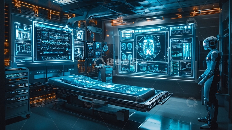 高清大图下载【趣麦麦图】未来手术室