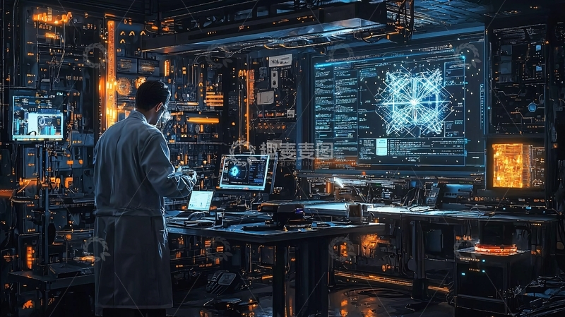 高清大图下载【趣麦麦图】科学家