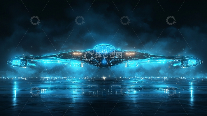 高清大图下载【趣麦麦图】科幻飞船高清图片