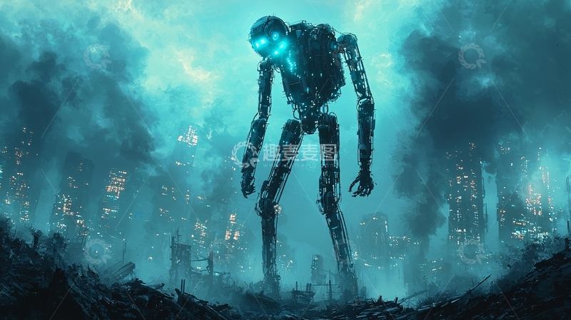 高清大图下载【趣麦麦图】巨大机械巨人