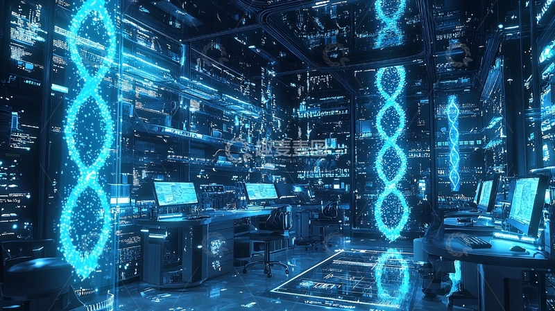 高清大图下载【趣麦麦图】基因实验室