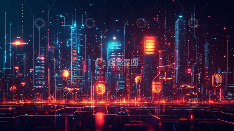 高清大图下载【趣麦麦图】未来都市