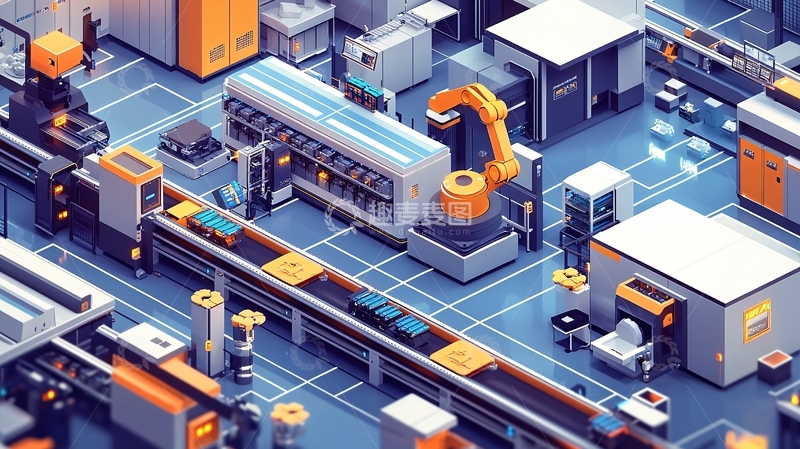 高清大图下载【趣麦麦图】智能工厂