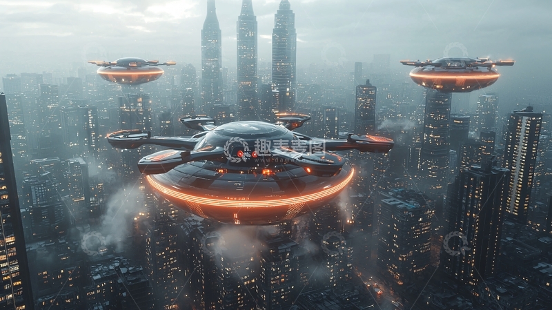 高清大图下载【趣麦麦图】未来都市