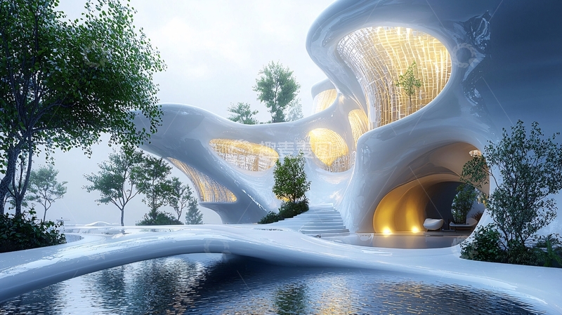 高清大图下载【趣麦麦图】未来建筑