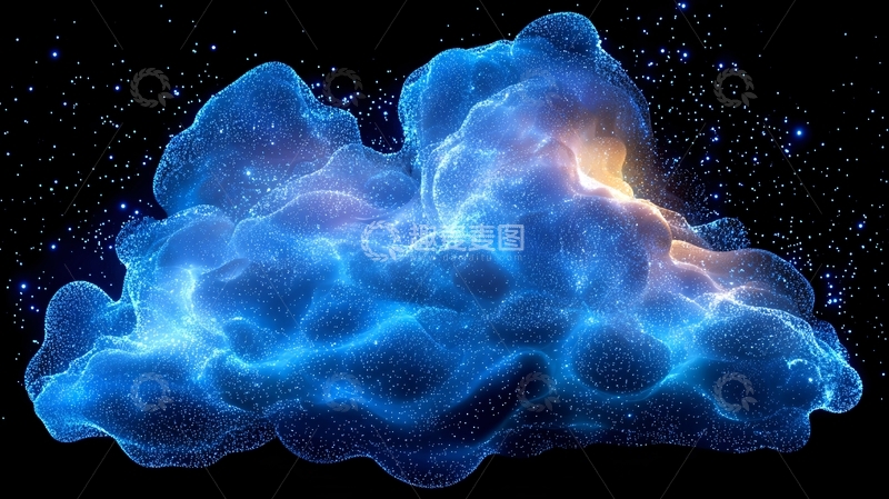 高清大图下载【趣麦麦图】蓝色星云