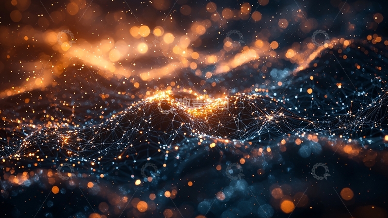 高清大图下载【趣麦麦图】光影粒子流