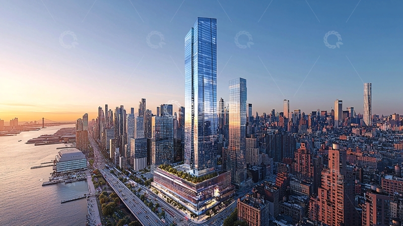 高清大图下载【趣麦麦图】纽约曼哈顿摩天大楼