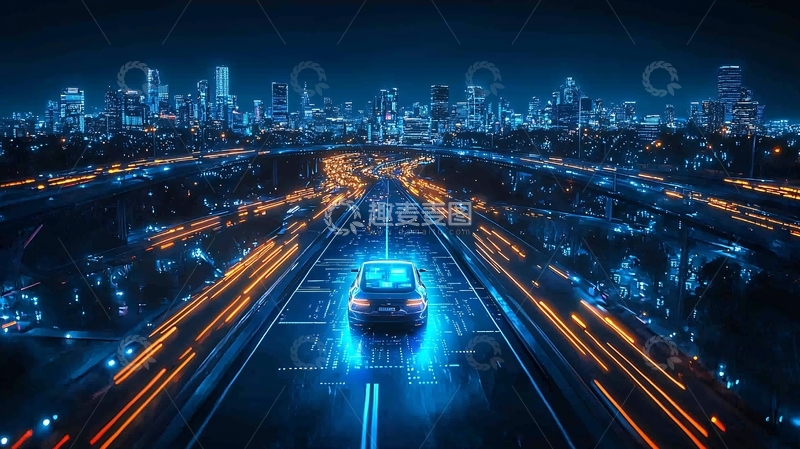 高清大图下载【趣麦麦图】未来城市夜景80