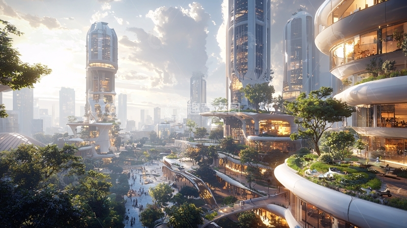 高清大图下载【趣麦麦图】未来城市景观3