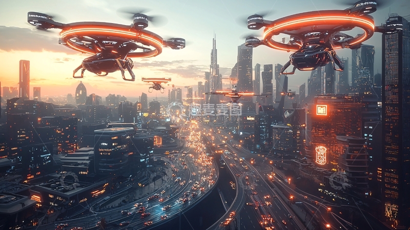 高清大图下载【趣麦麦图】未来城市
