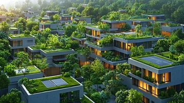 绿色生态建筑群