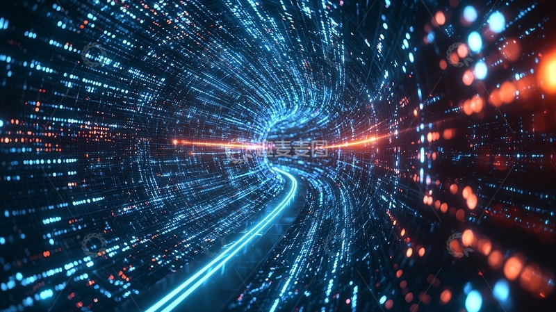 高清大图下载【趣麦麦图】数字隧道13