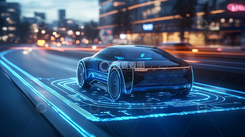 高清大图下载【趣麦麦图】未来科技感汽车