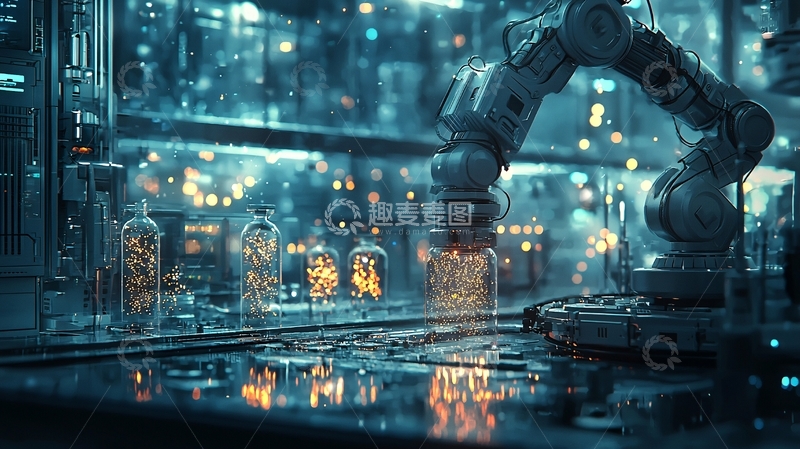 高清大图下载【趣麦麦图】未来科技实验室