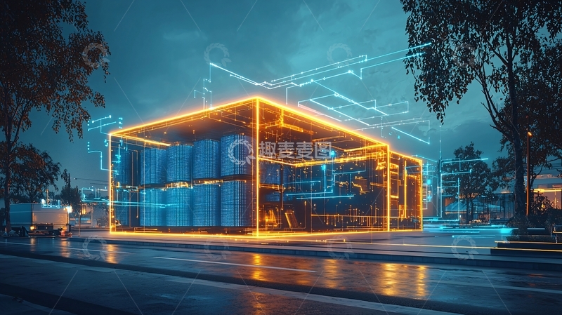 高清大图下载【趣麦麦图】未来科技建筑10