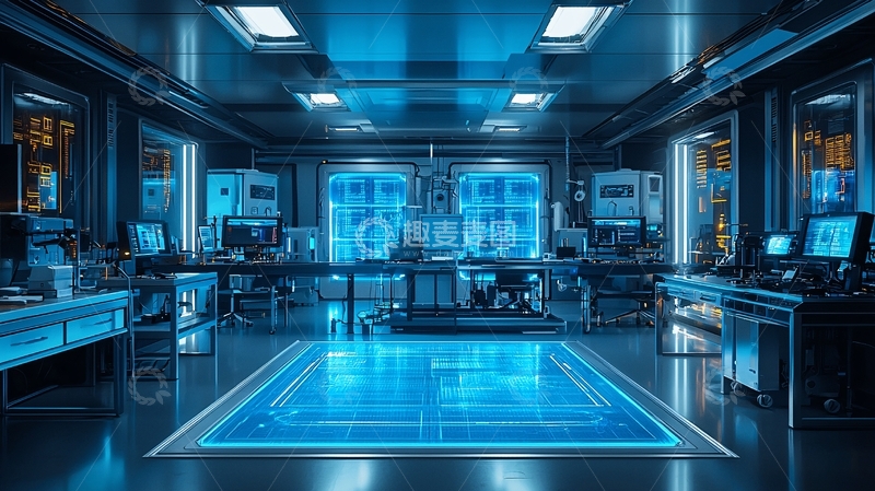 高清大图下载【趣麦麦图】未来科技实验室