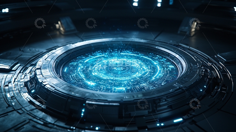 高清大图下载【趣麦麦图】科幻未来科技圆盘