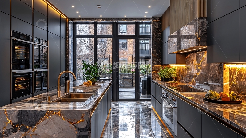 高清大图下载【趣麦麦图】现代化厨房设计