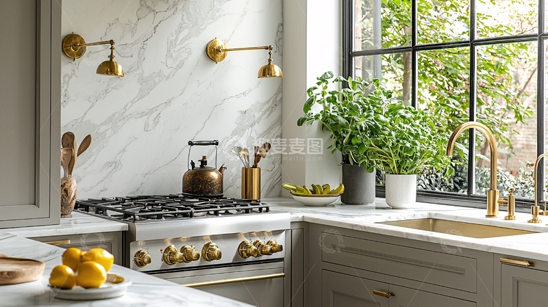 高清大图下载【趣麦麦图】现代厨房设计6