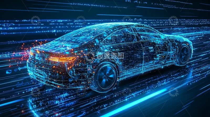 高清大图下载【趣麦麦图】未来科技汽车