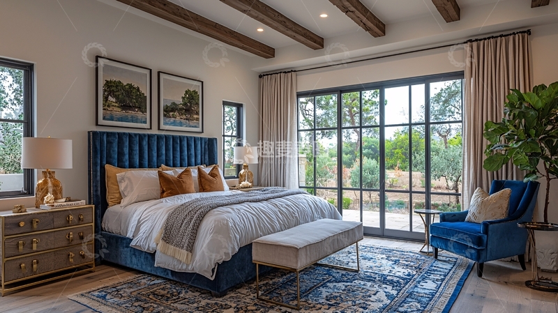 高清大图下载【趣麦麦图】现代简约卧室设计191