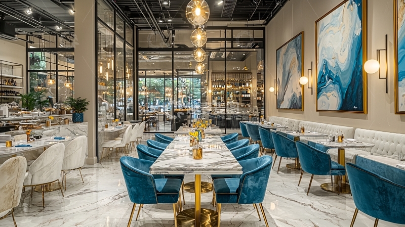 高清大图下载【趣麦麦图】高级餐厅室内设计