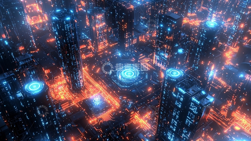 高清大图下载【趣麦麦图】未来都市