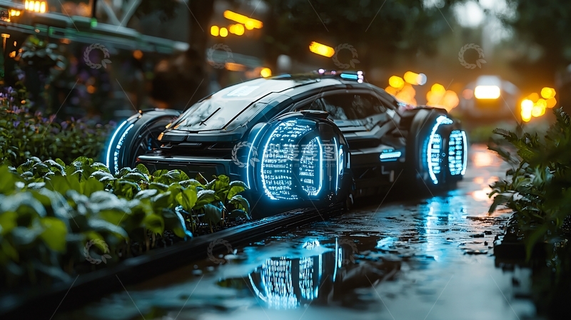 高清大图下载【趣麦麦图】未来科技感汽车