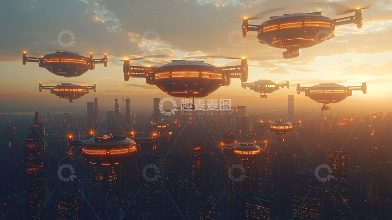 高清大图下载【趣麦麦图】未来城市