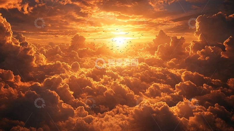 高清大图下载【趣麦麦图】云海日出