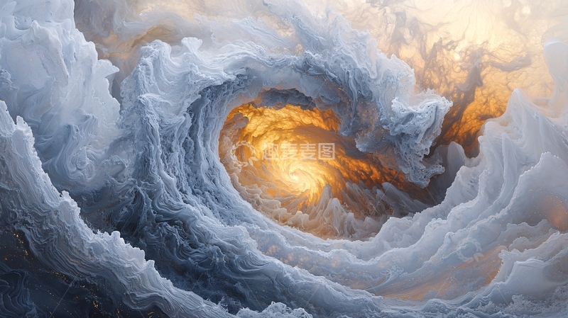 高清大图下载【趣麦麦图】抽象漩涡云彩