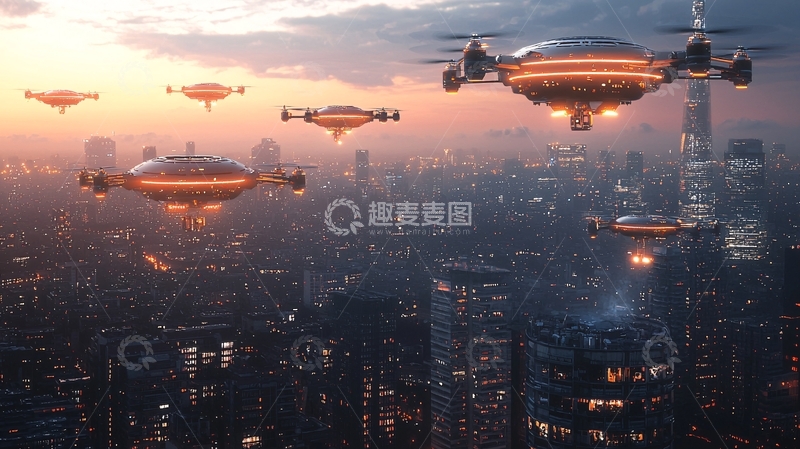 高清大图下载【趣麦麦图】未来城市