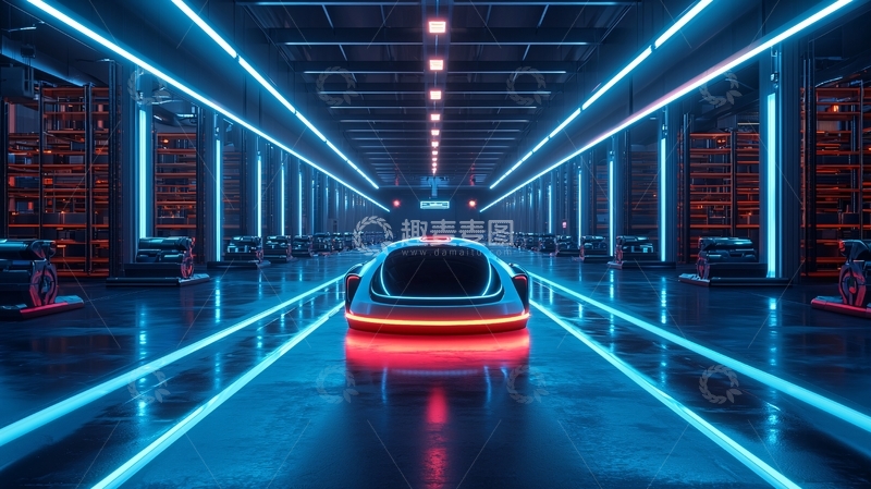 高清大图下载【趣麦麦图】未来科技感汽车