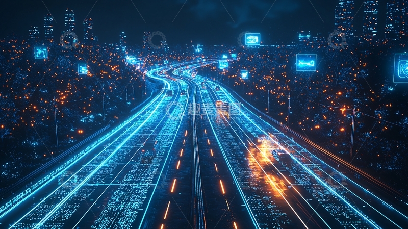 高清大图下载【趣麦麦图】未来城市夜景81