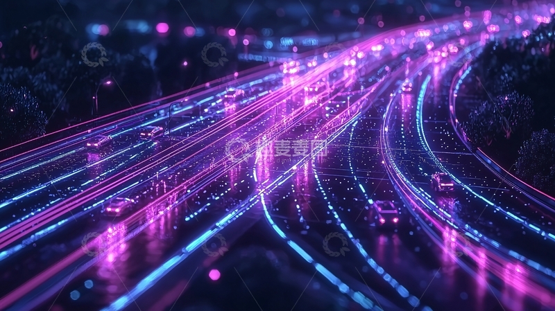 高清大图下载【趣麦麦图】未来城市高速公路