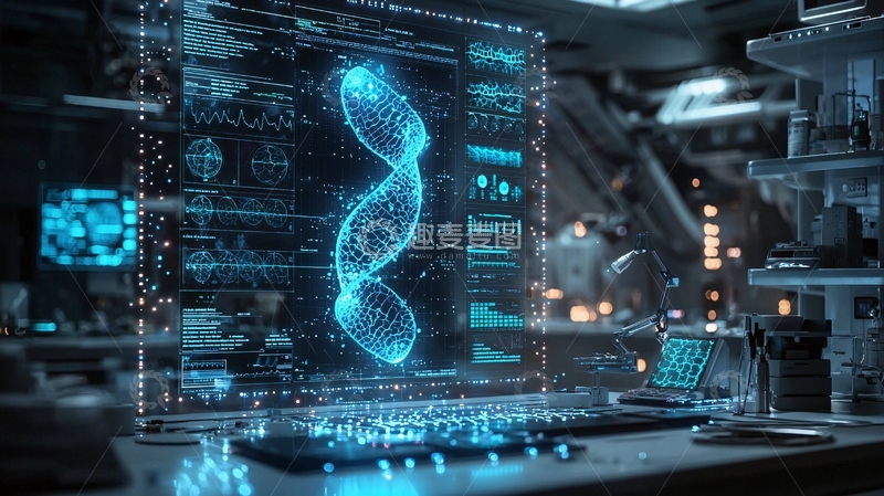 高清大图下载【趣麦麦图】未来科技实验室