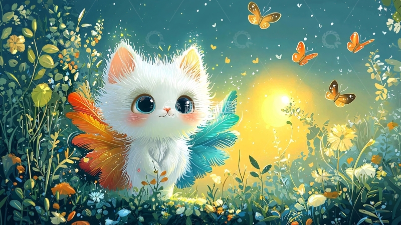 高清大图下载【趣麦麦图】萌宠小猫