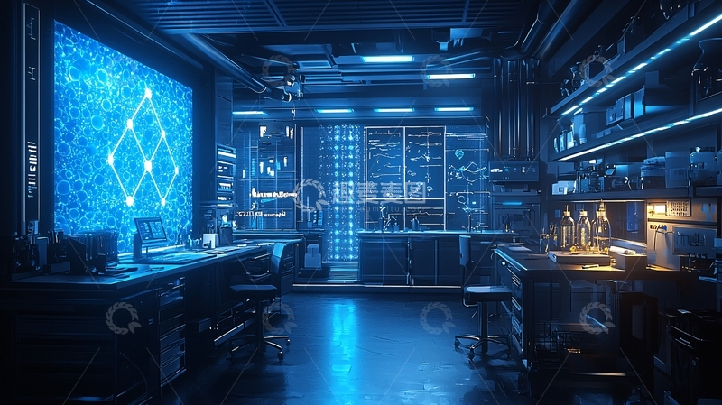 高清大图下载【趣麦麦图】未来科技实验室