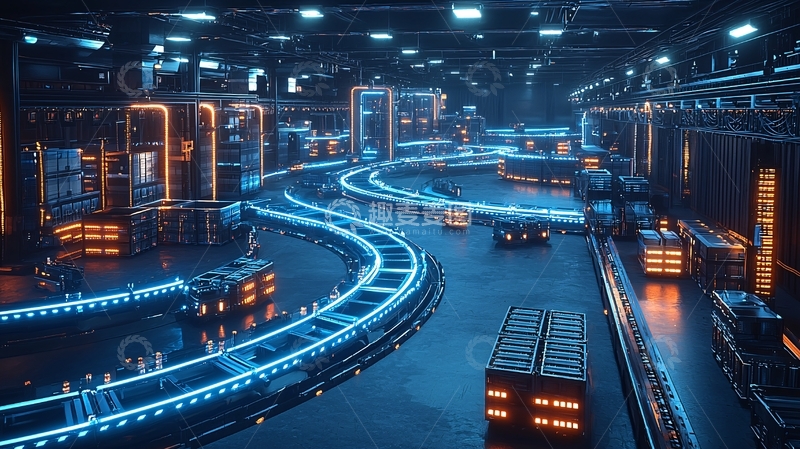 高清大图下载【趣麦麦图】未来科技感工厂