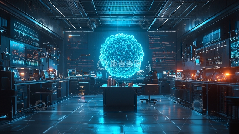 高清大图下载【趣麦麦图】未来科技实验室