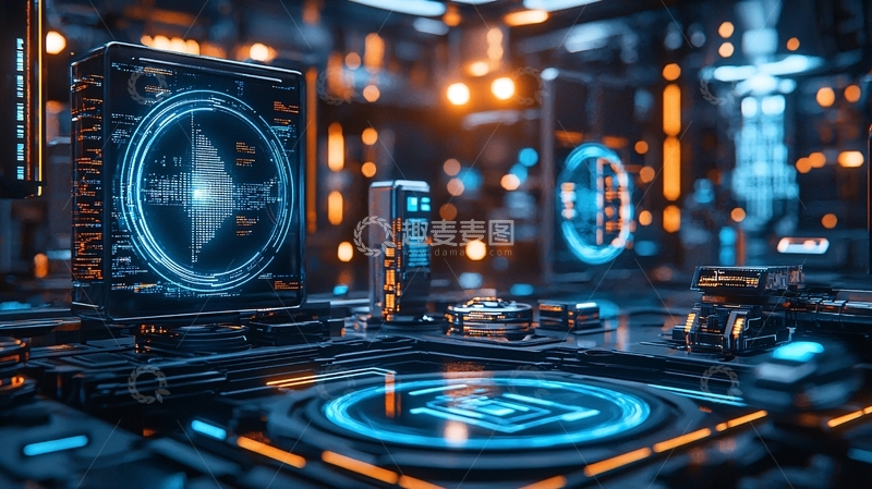 高清大图下载【趣麦麦图】未来科技感界面