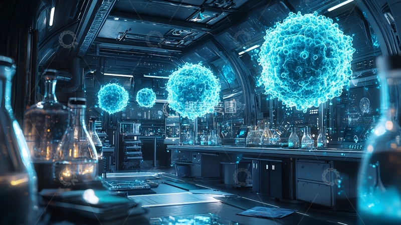 高清大图下载【趣麦麦图】未来科技实验室