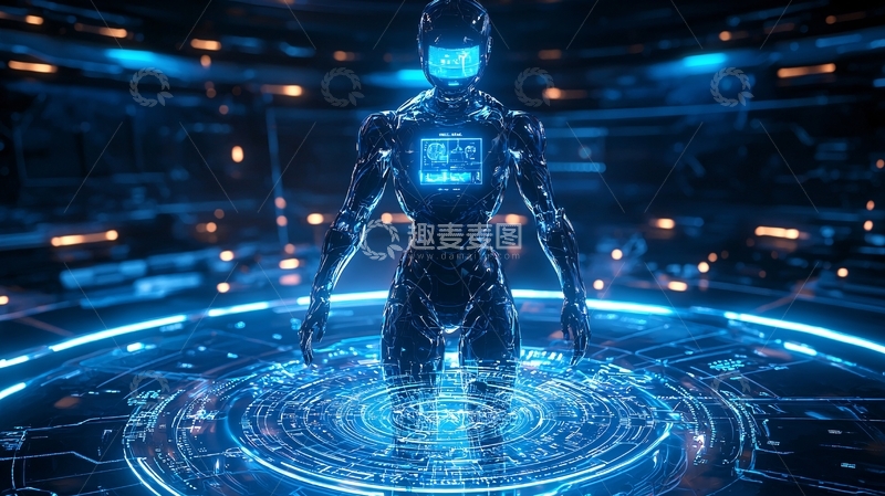 高清大图下载【趣麦麦图】科幻机器人