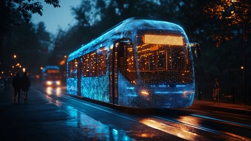 夜景电车