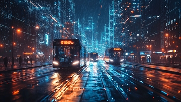 未来都市夜景404